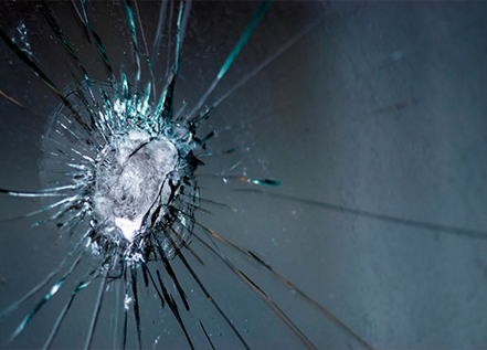 الزجاج المضاد للرصاص